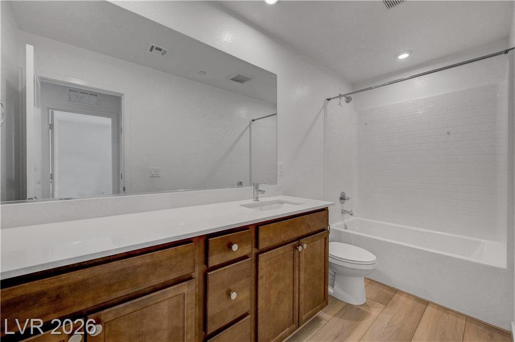 Bathroom of this Inspirada home in Henderson, Nevada