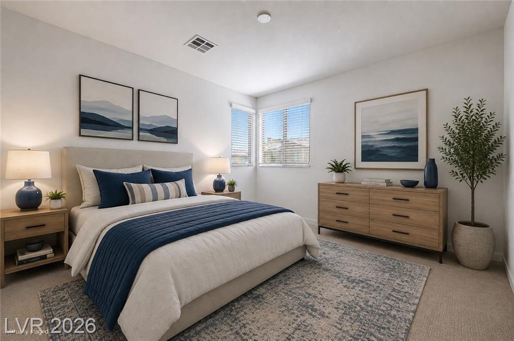 Primary Bedroom of this Inspirada home in Henderson, Nevada