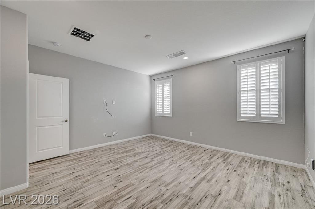 Bedroom of this Inspirada home in Henderson, Nevada