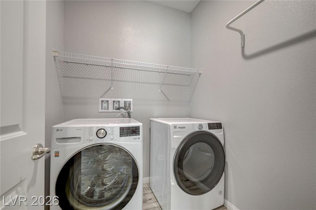 Laundry of this Inspirada home in Henderson, Nevada