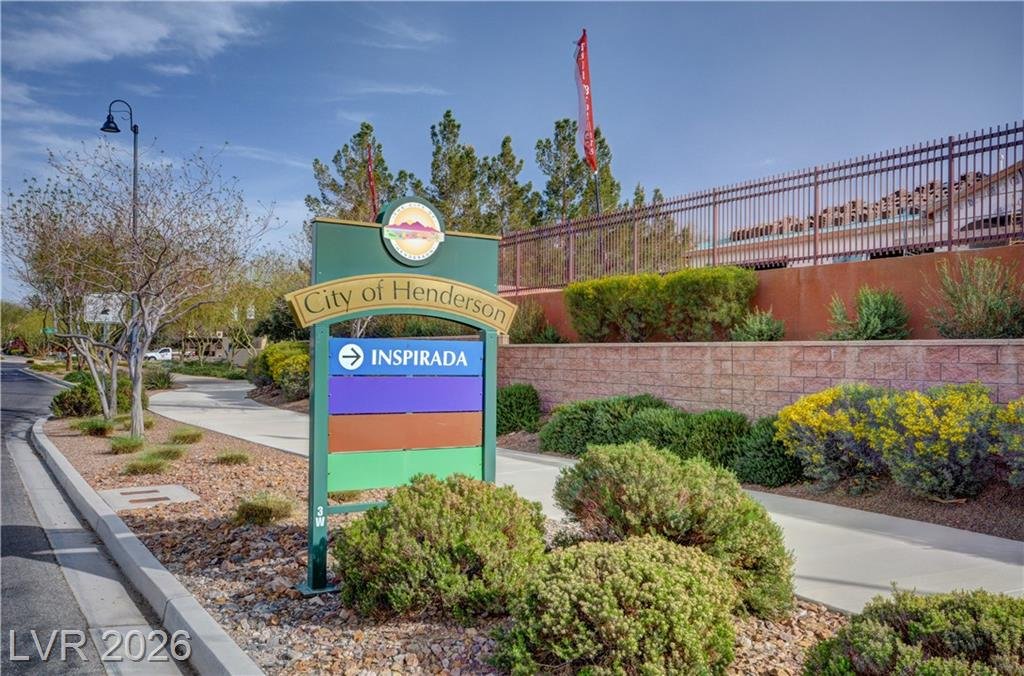 City of Henderson welcome sign at the community entrance
