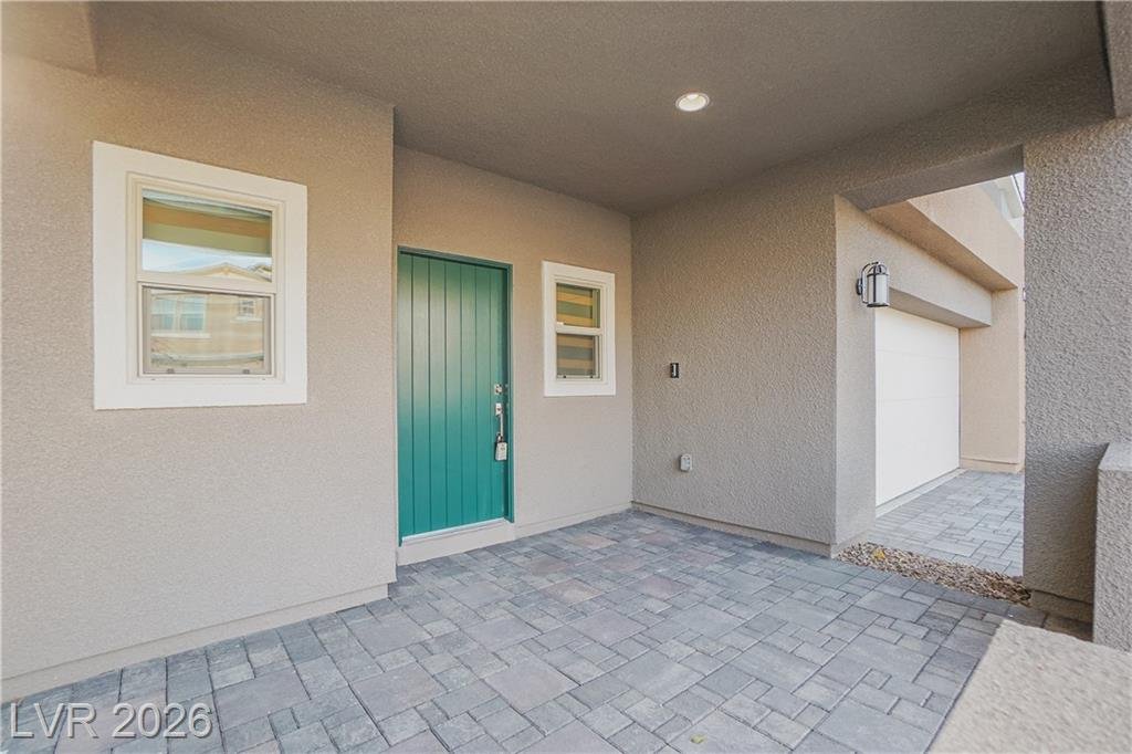 Entry of this Inspirada home in Henderson, Nevada
