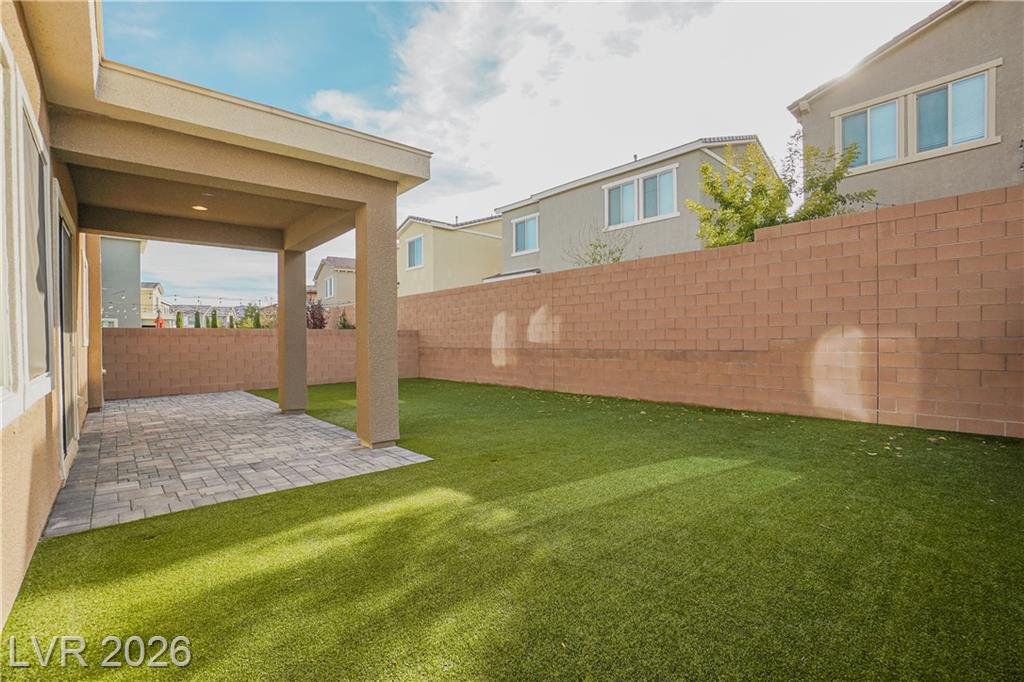 Backyard at 3045 Scenic Rhyme in Inspirada, Henderson NV