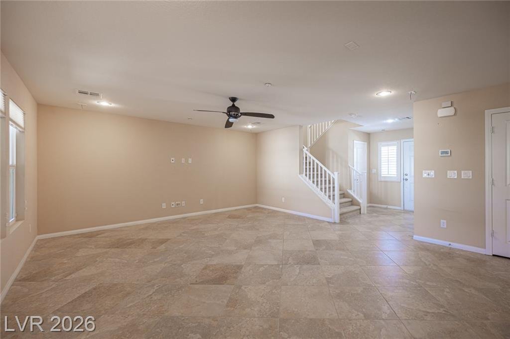 Great room at 3198 Sisley Garden Avenue looking toward the staircase