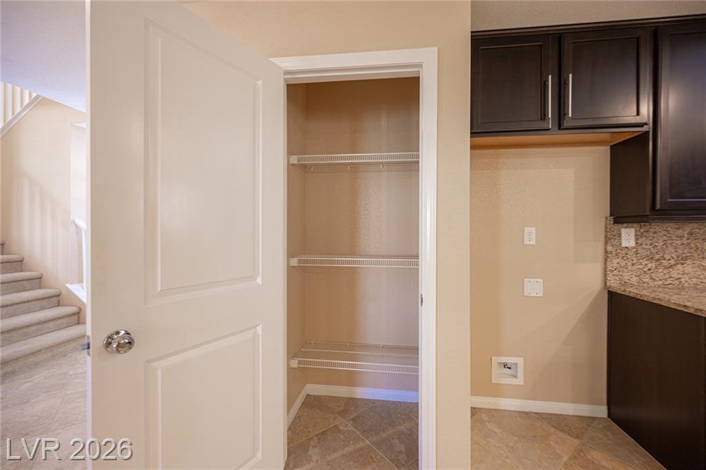 Walk-in pantry next to the kitchen