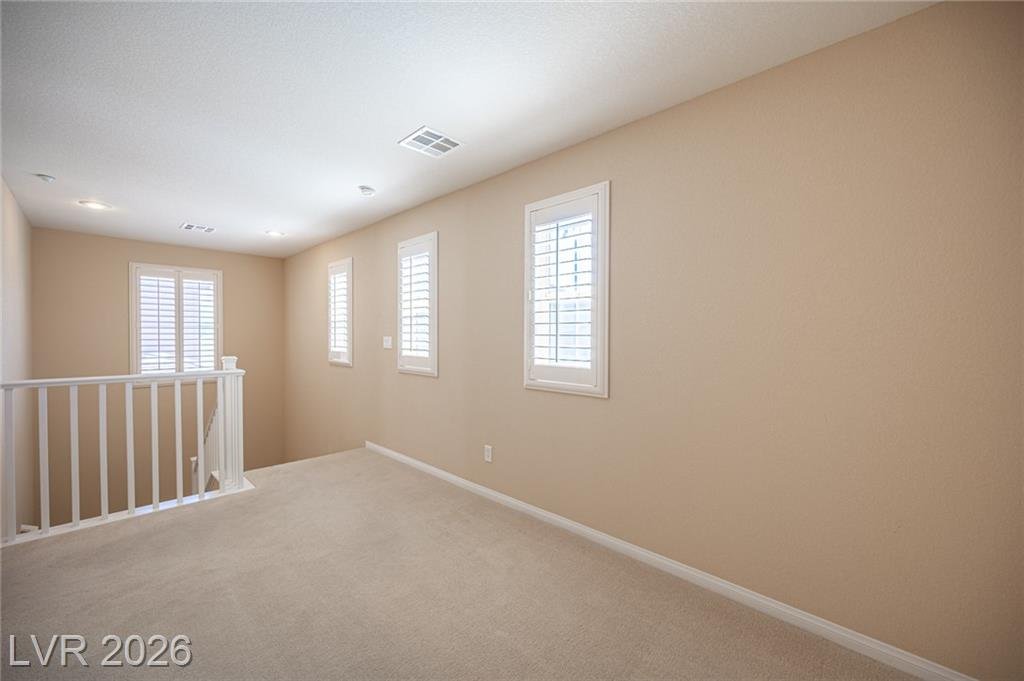Upstairs loft landing with three windows