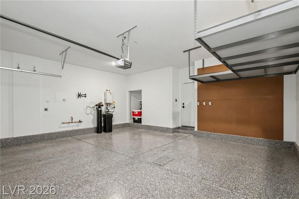 Garage of this Inspirada home in Henderson, Nevada