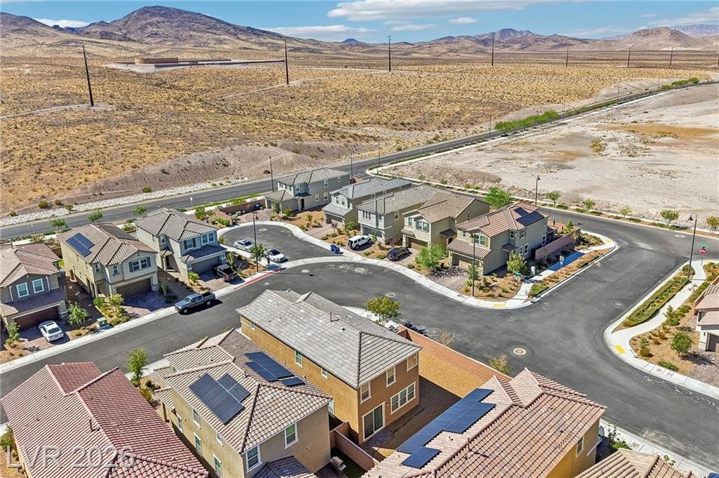 Open desert beyond the neighborhood's east edge