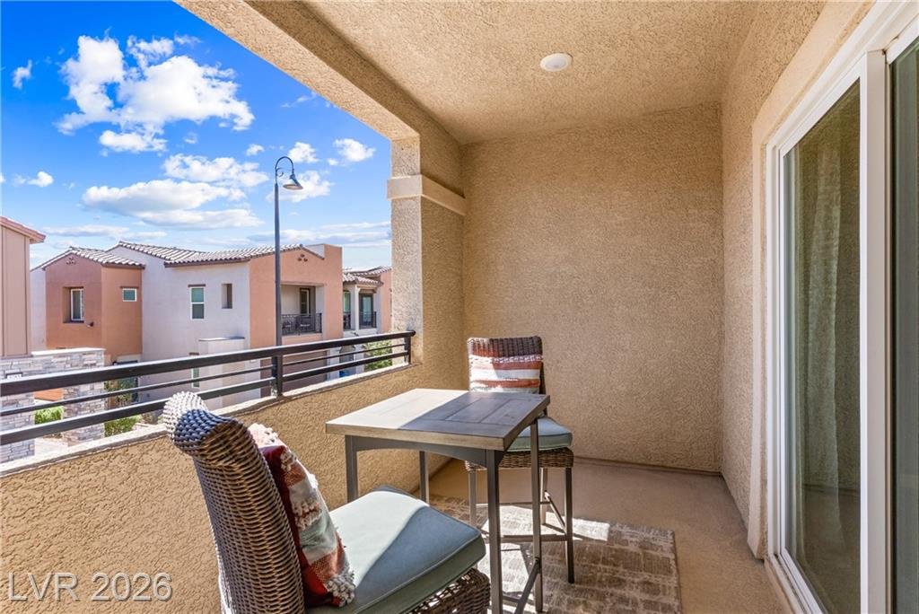 Patio of this Inspirada home in Henderson, Nevada