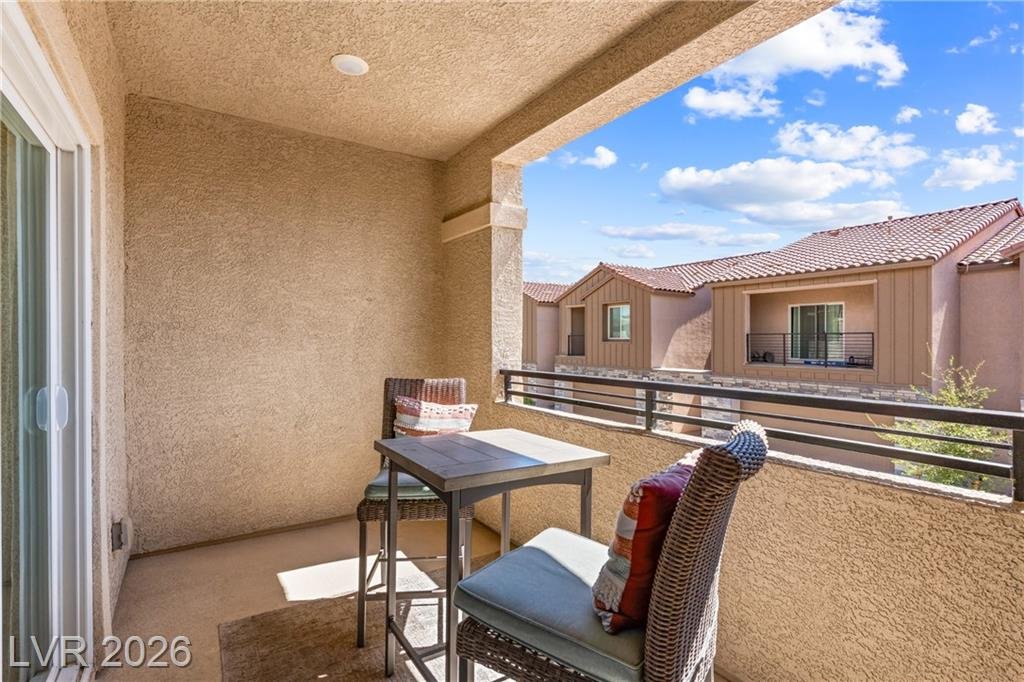 Patio of this Inspirada home in Henderson, Nevada