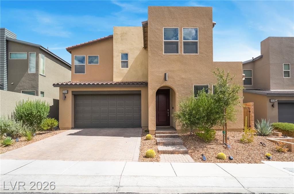 Front Exterior of this Inspirada home in Henderson, Nevada
