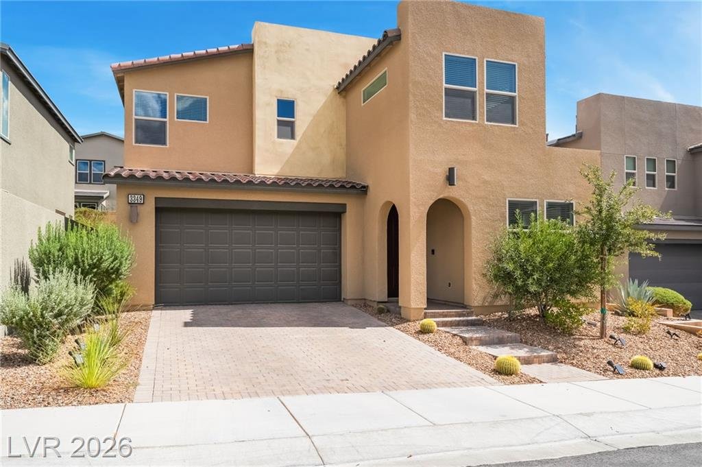 Front Exterior of this Inspirada home in Henderson, Nevada