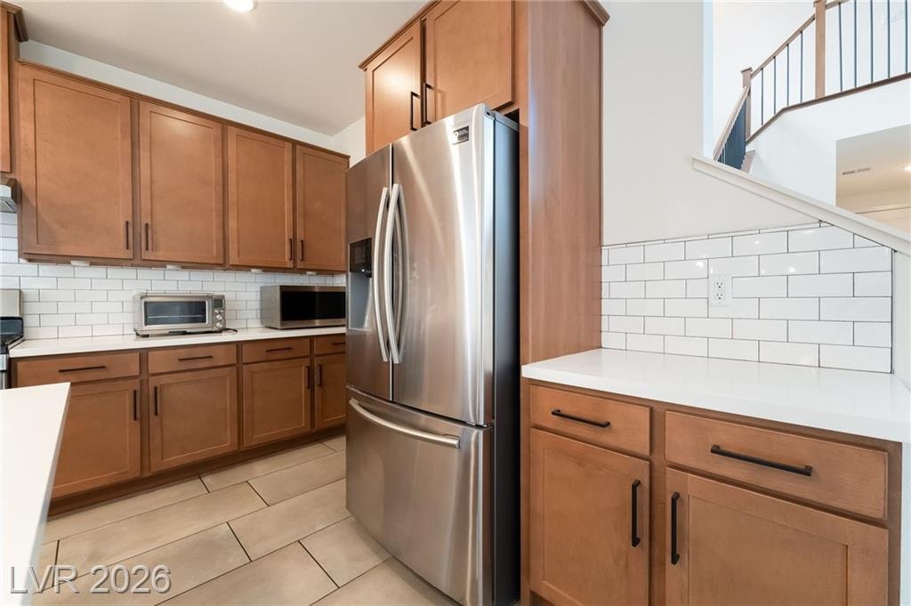 Kitchen of this Inspirada home in Henderson, Nevada