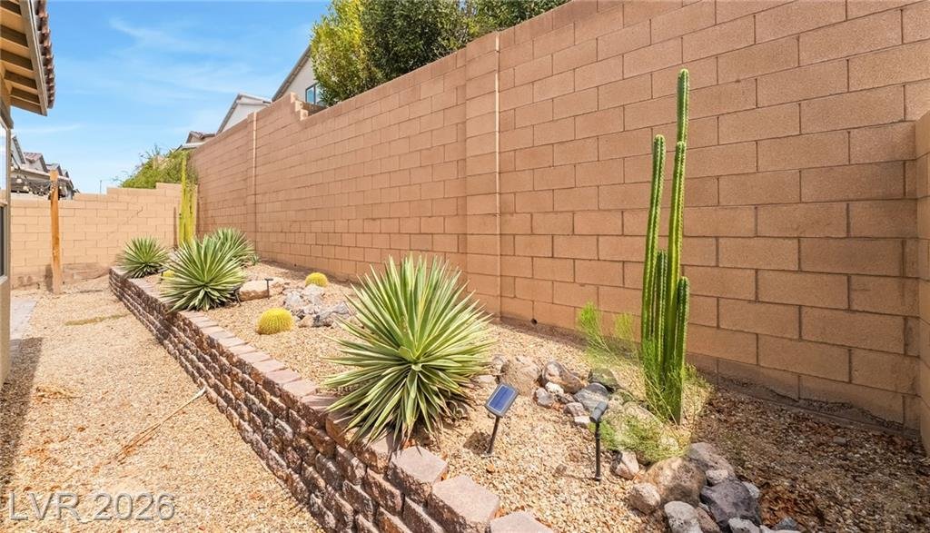 Backyard at 3349 Solento Lane in Inspirada, Henderson NV