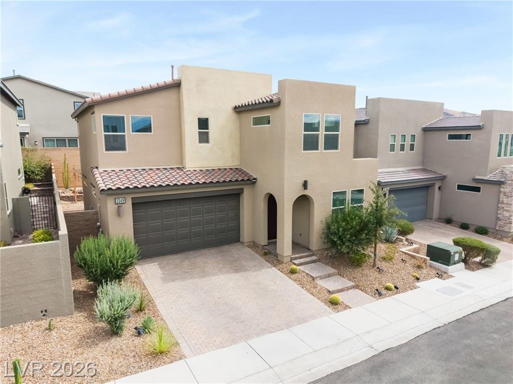 Front Exterior of this Inspirada home in Henderson, Nevada