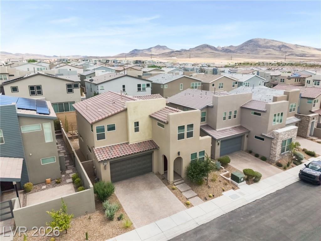 Aerial of this Inspirada home in Henderson, Nevada