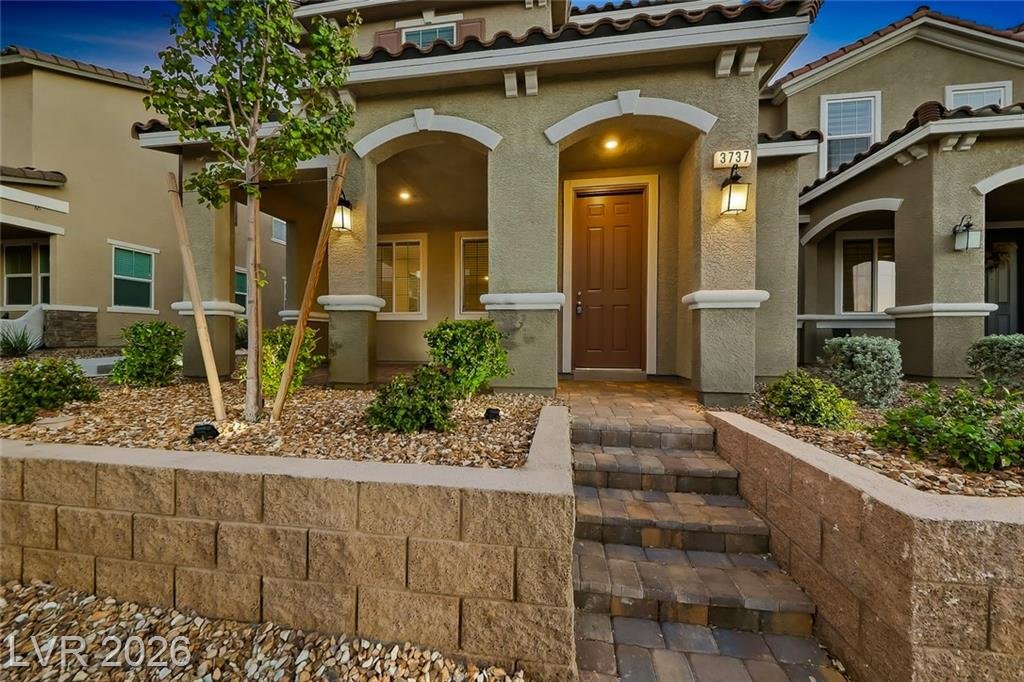 Front Exterior of this Inspirada home in Henderson, Nevada