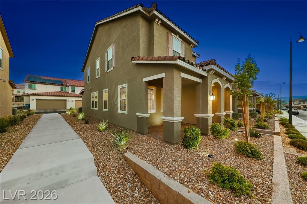 Front Exterior of this Inspirada home in Henderson, Nevada