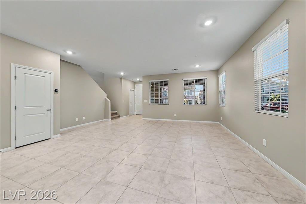 Family Room of this Inspirada home in Henderson, Nevada