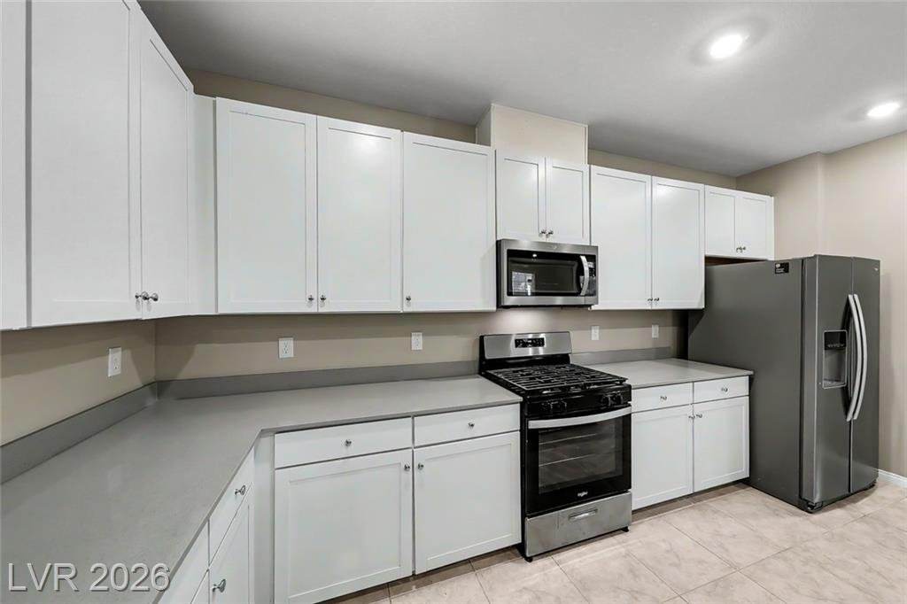 Kitchen of this Inspirada home in Henderson, Nevada