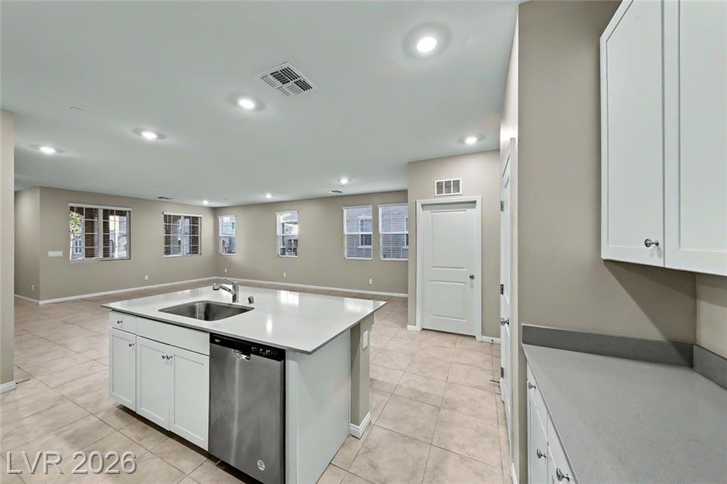 Kitchen of this Inspirada home in Henderson, Nevada