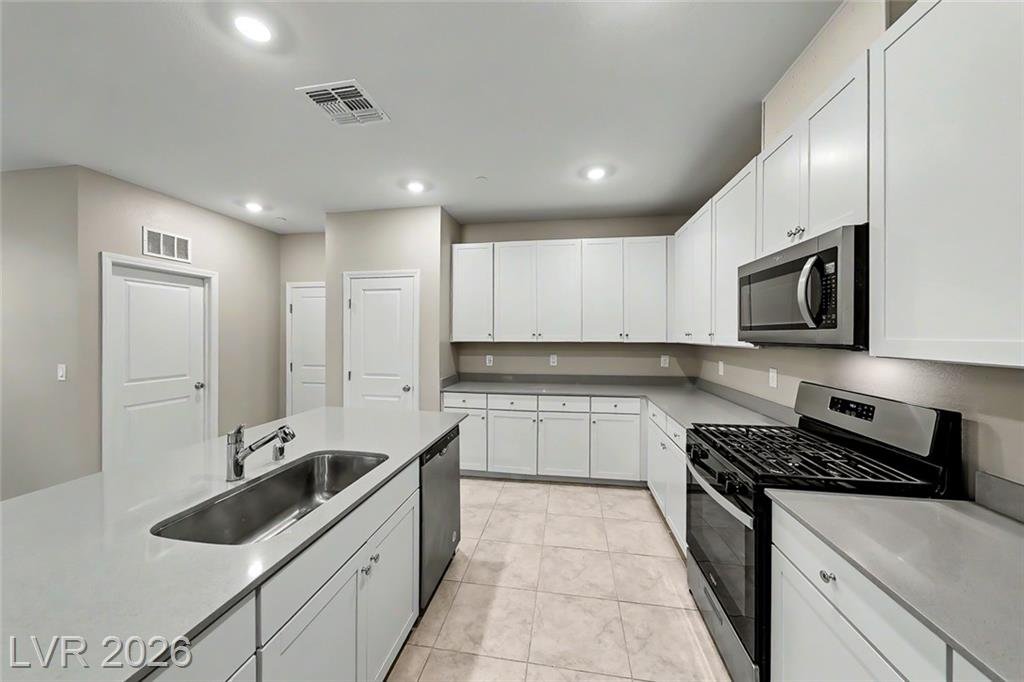 Kitchen of this Inspirada home in Henderson, Nevada