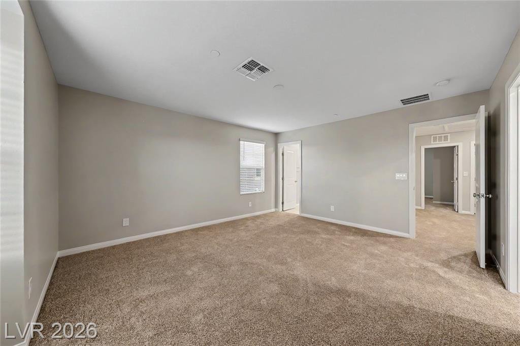 Bedroom of this Inspirada home in Henderson, Nevada