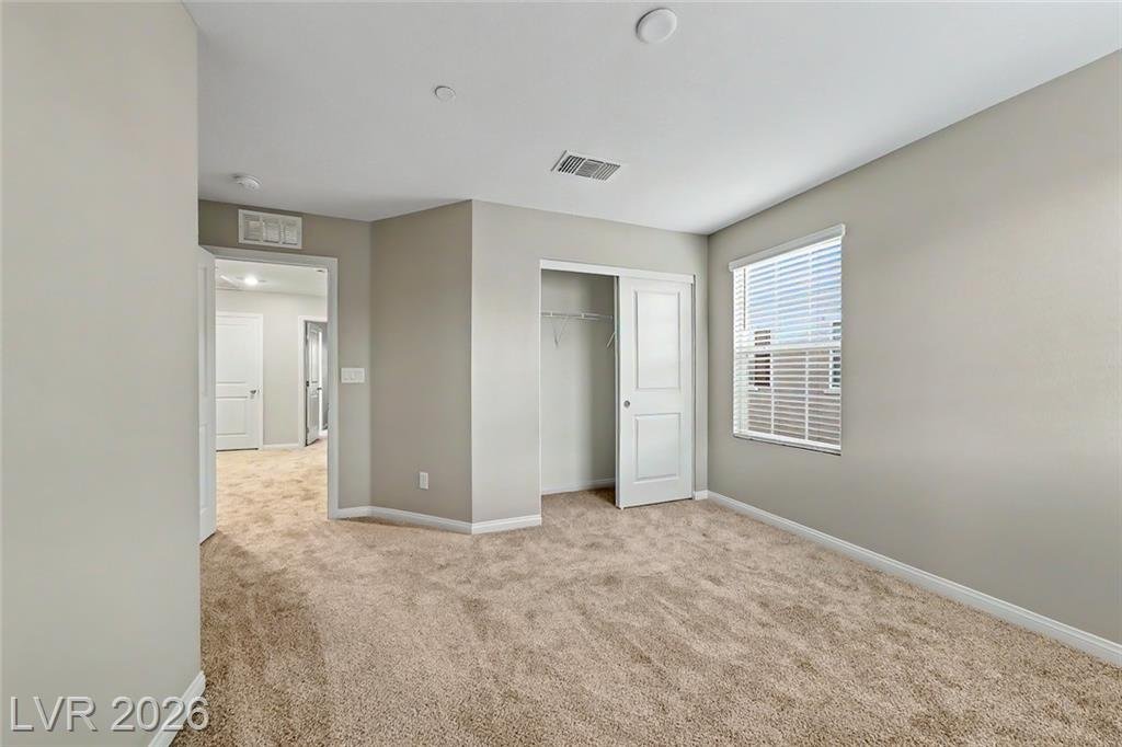 Bedroom of this Inspirada home in Henderson, Nevada