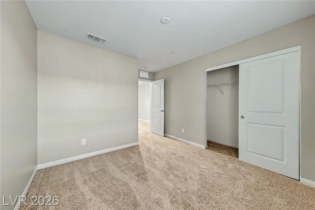 Bedroom of this Inspirada home in Henderson, Nevada