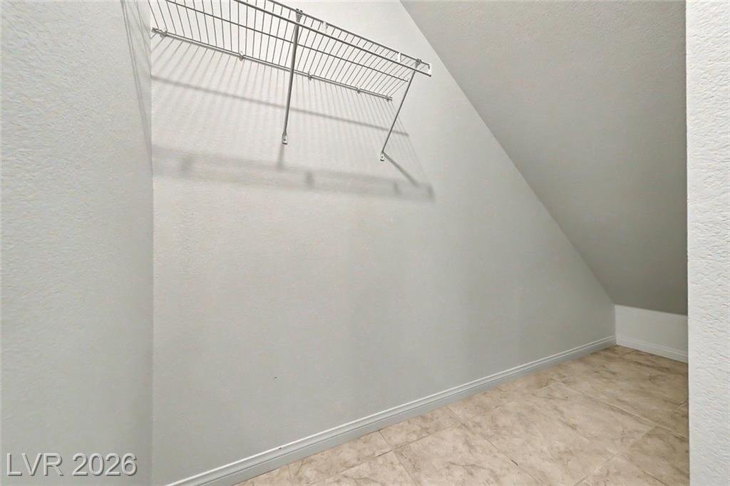 Closet of this Inspirada home in Henderson, Nevada