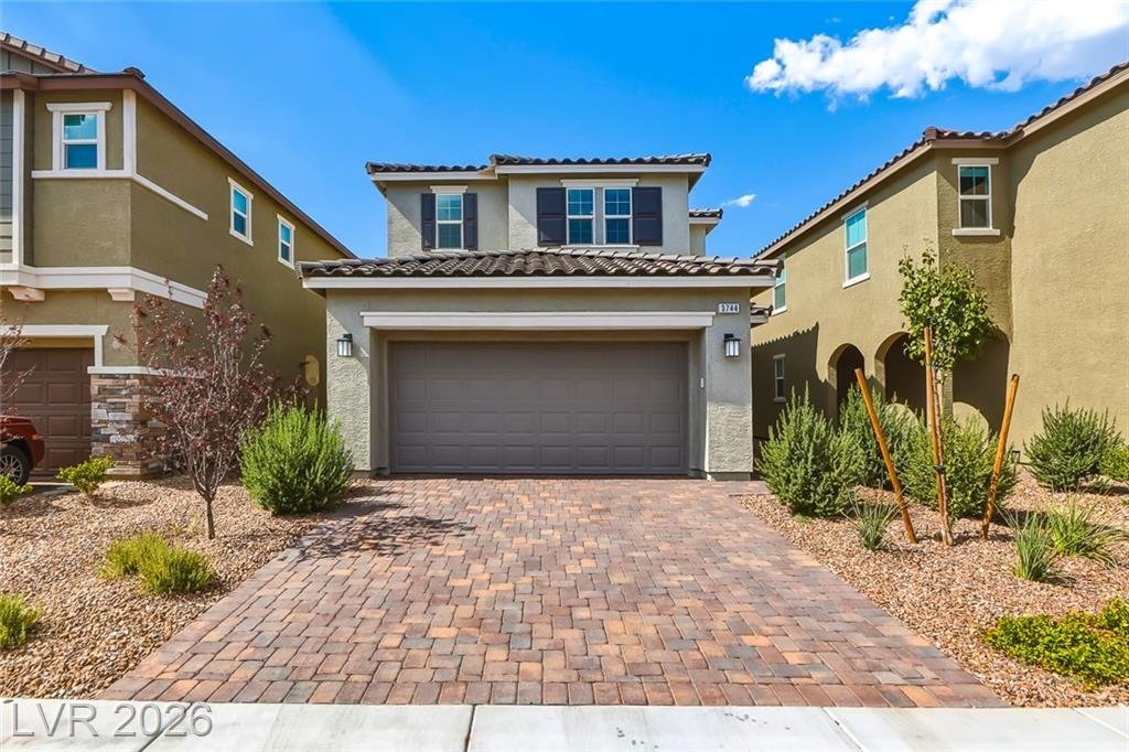 Front Exterior of this Inspirada home in Henderson, Nevada