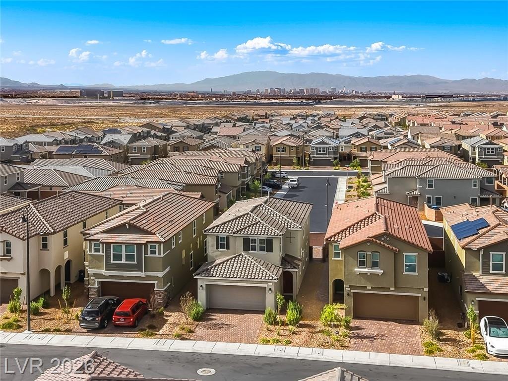 Aerial of this Inspirada home in Henderson, Nevada