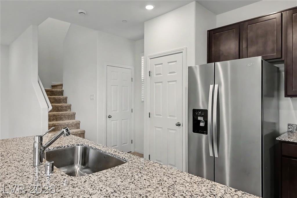 Kitchen of this Inspirada home in Henderson, Nevada