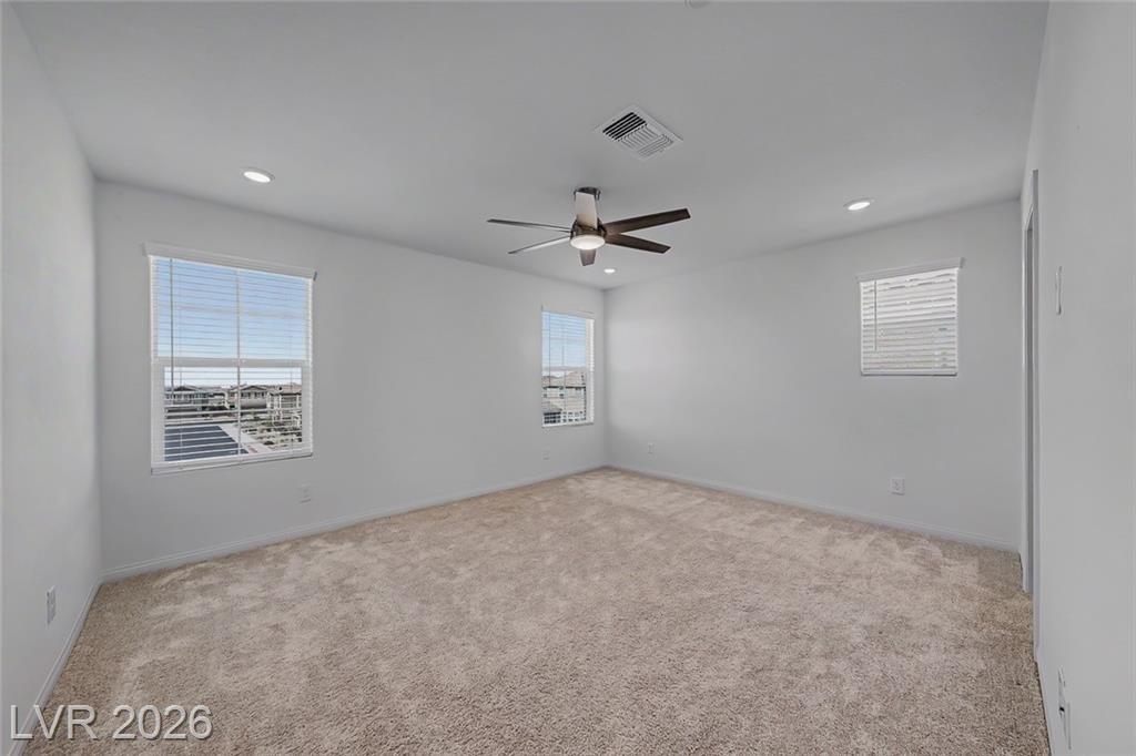 Primary Bedroom of this Inspirada home in Henderson, Nevada