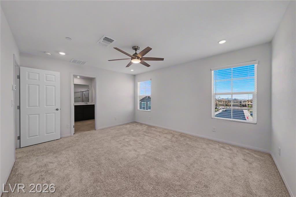 Primary Bedroom of this Inspirada home in Henderson, Nevada