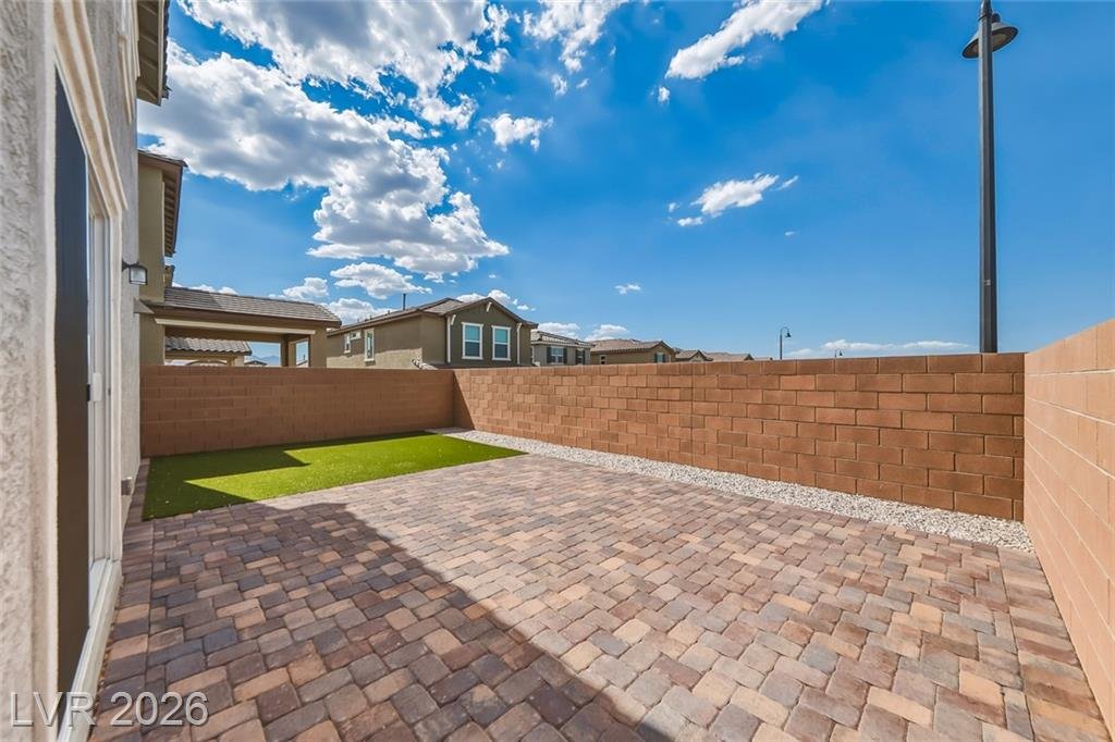 Backyard at 3744 Frattina Avenue in Inspirada, Henderson NV