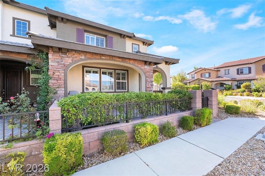 Front Exterior of this Inspirada home in Henderson, Nevada