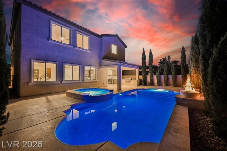 2430 Quiet Ode Street | 4 Bed + Loft Pool Home in Inspirada