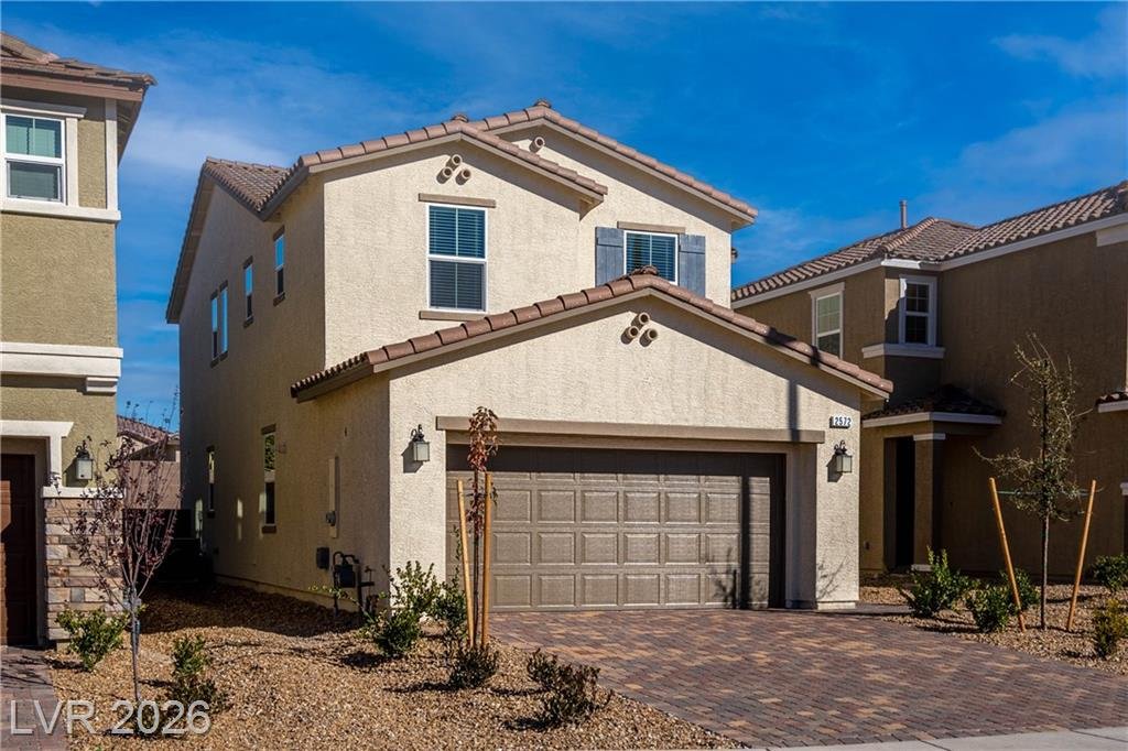 Front Exterior of this Inspirada home in Henderson, Nevada