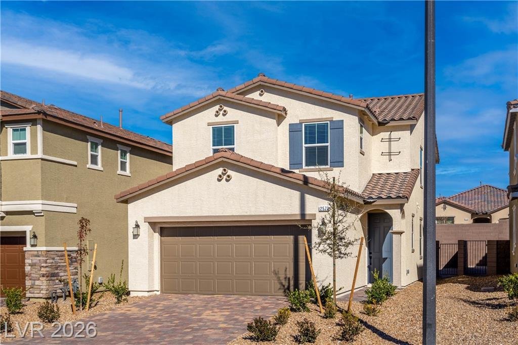 Front Exterior of this Inspirada home in Henderson, Nevada