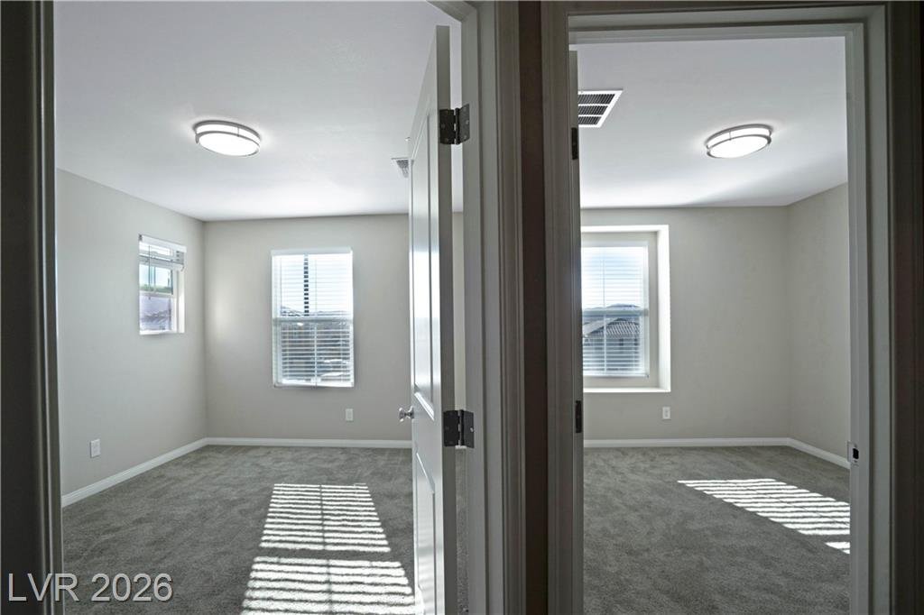 Bedroom of this Inspirada home in Henderson, Nevada