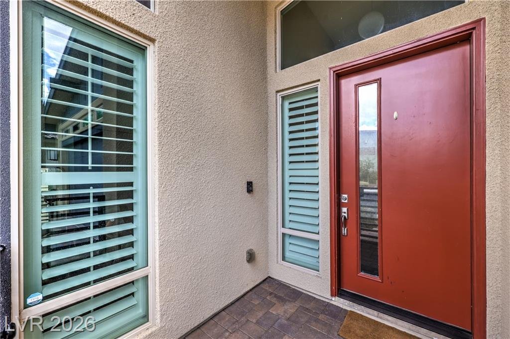 Entry of this Inspirada home in Henderson, Nevada