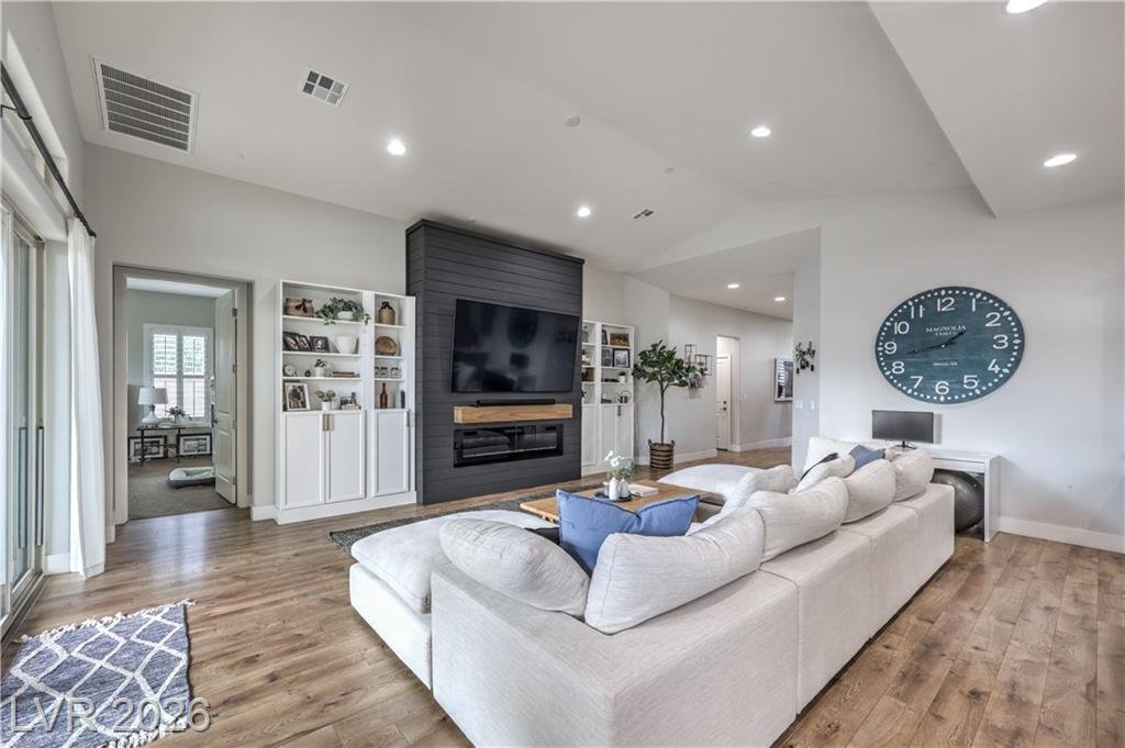 Family Room of this Inspirada home in Henderson, Nevada