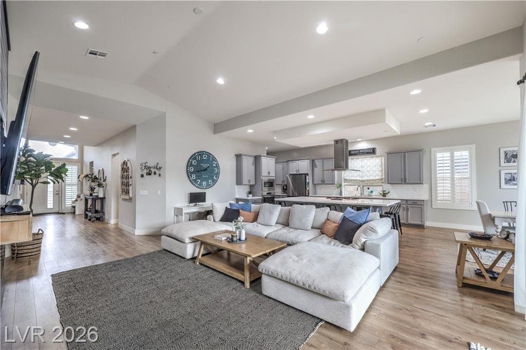 Family Room at 2981 Barrett Springs in Inspirada, Henderson NV