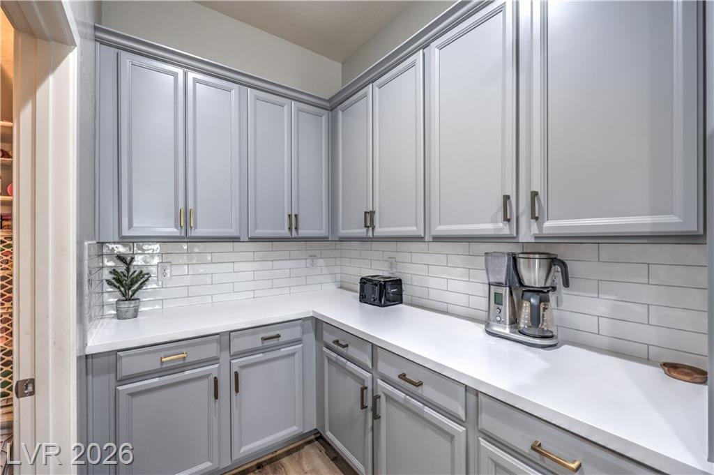 Kitchen of this Inspirada home in Henderson, Nevada