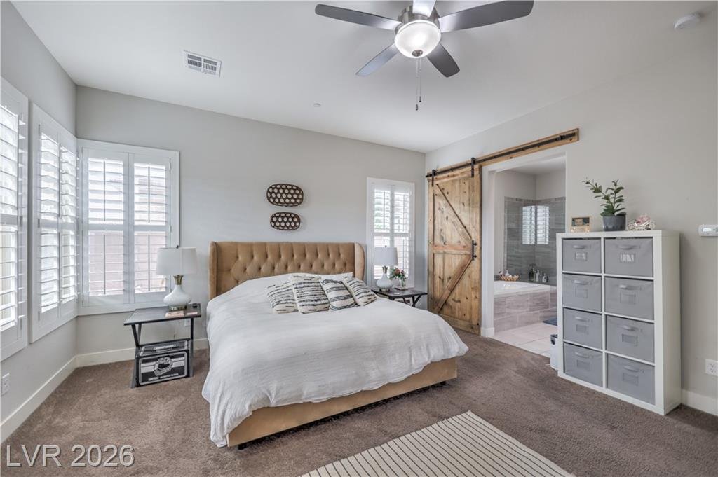 Primary Bedroom of this Inspirada home in Henderson, Nevada