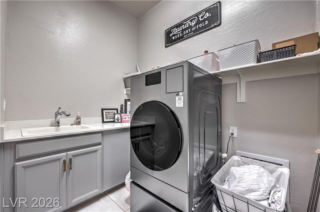 Laundry of this Inspirada home in Henderson, Nevada