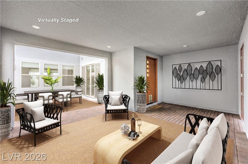 Living Room of this Inspirada home in Henderson, Nevada