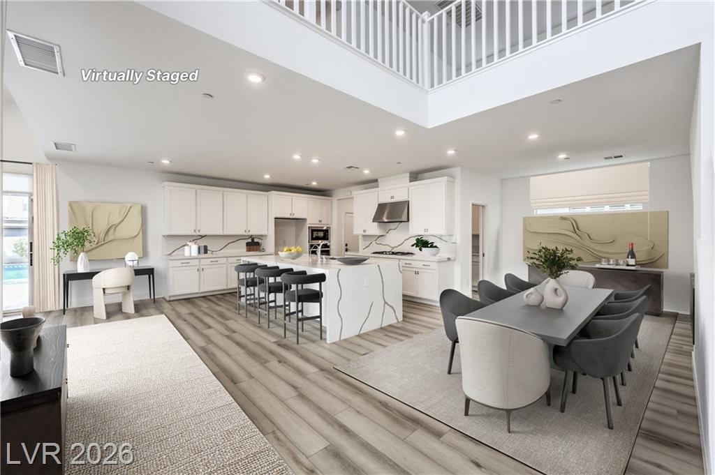 Kitchen of this Inspirada home in Henderson, Nevada