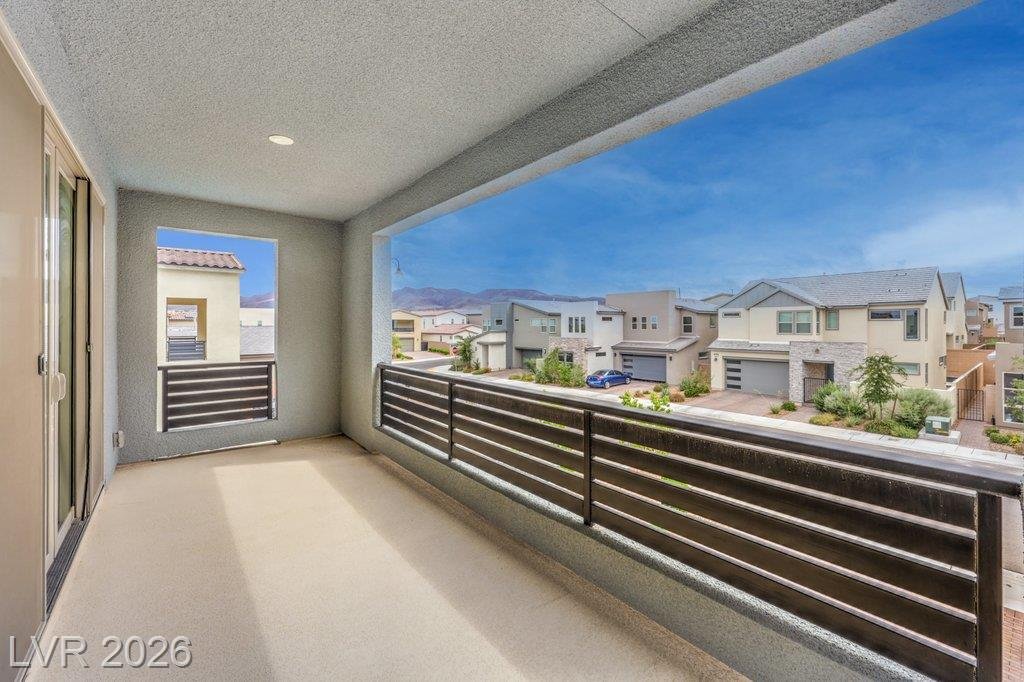Balcony of this Inspirada home in Henderson, Nevada